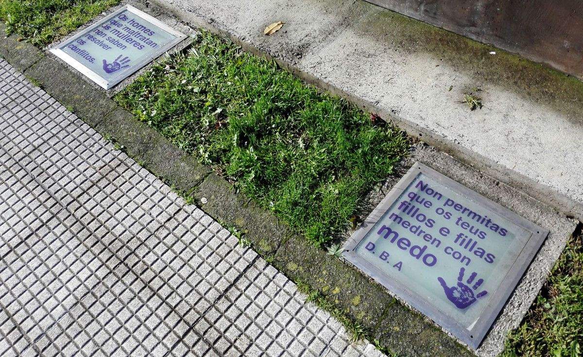 Homenaxe en Marín ás mulleres asasinadas por violencia de xénero