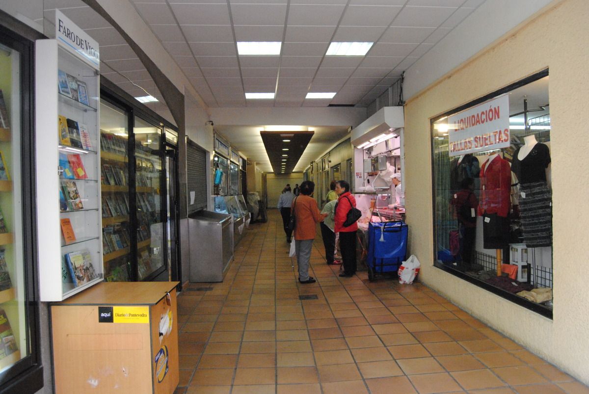 Una de las entradas al mercado municipal de Fray Juan de Navarrete