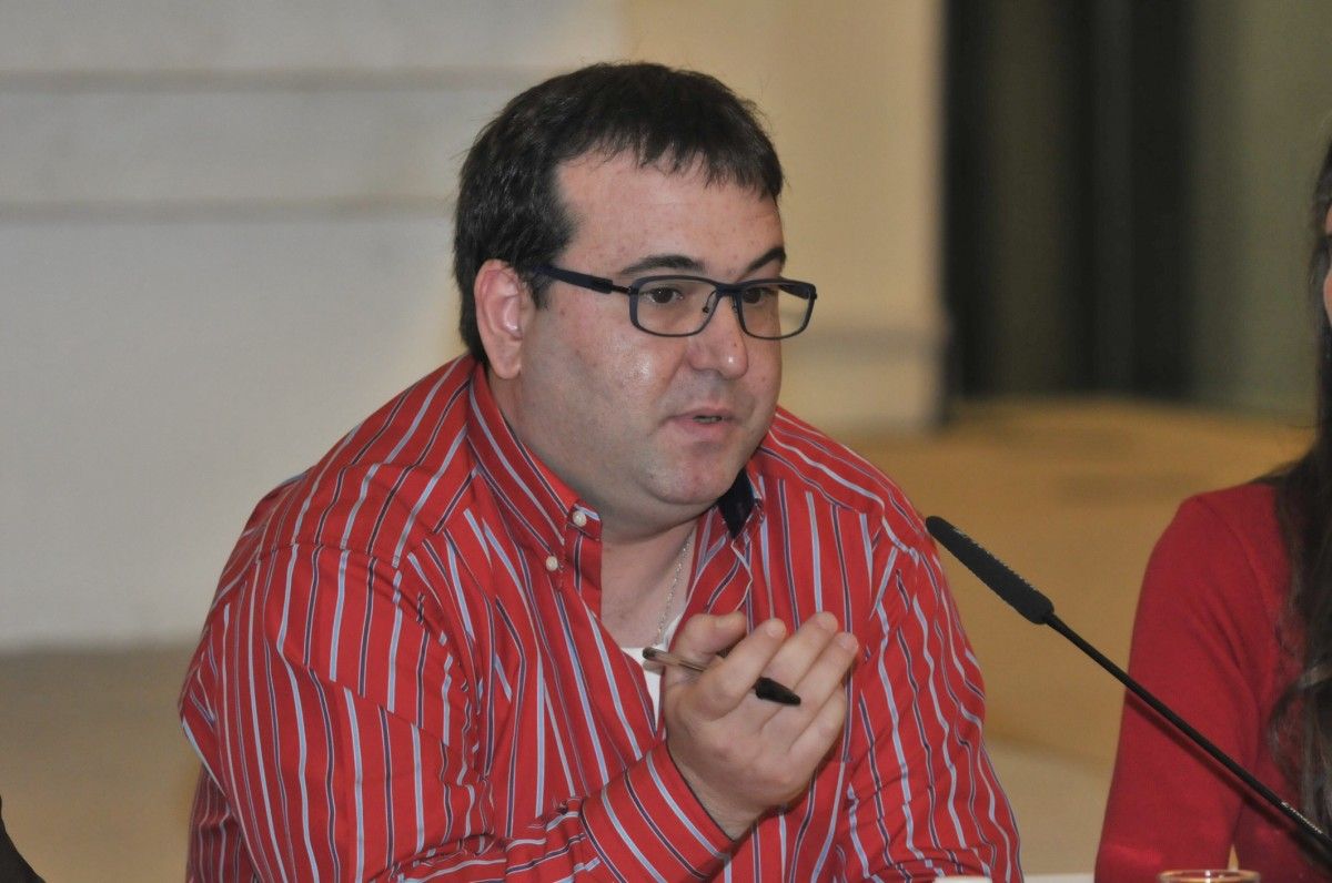 Presentación de una obra de Alexander Vórtice en 2013