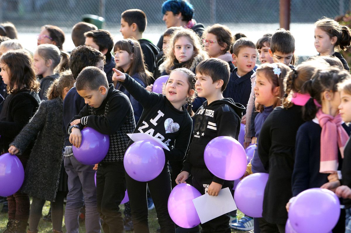 O colexio de Ponte Sampaio conmemora o Día da Eliminación da Violencia sobre a Muller
