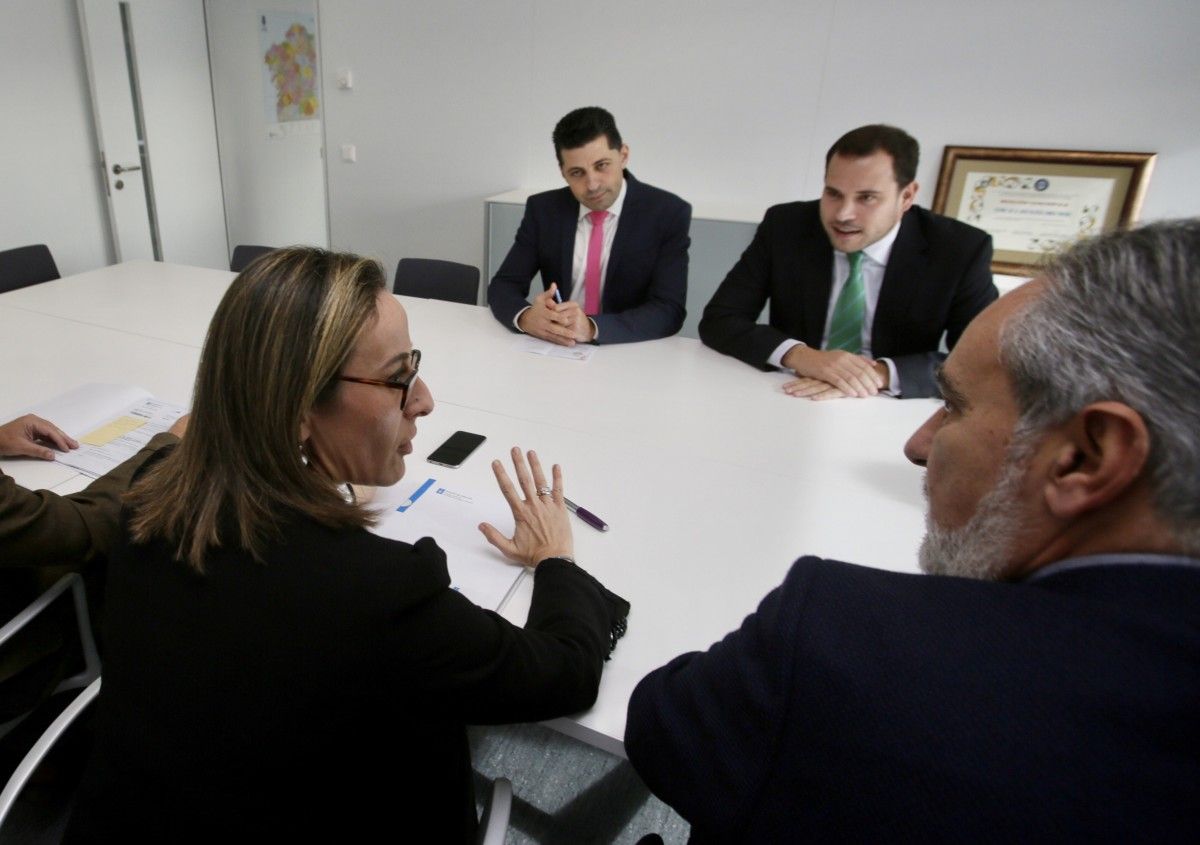 Xuntanza coa conselleira de infraestructuras pola PO-234