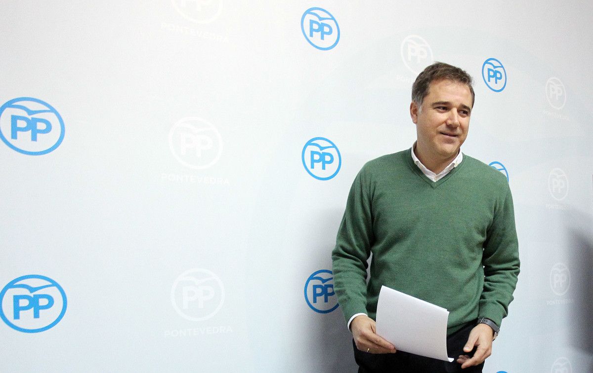 Jacobo Moreira, voceiro municipal do PP en Pontevedra
