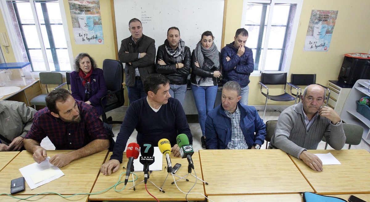 Representantes sindicales de CESPA Ferrovial