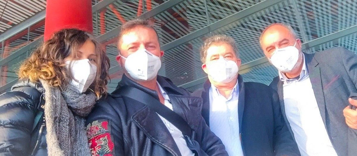 As autoridades chinesas recomendaron á delegación pontevedresa o uso de máscaras para protexerse da contaminación