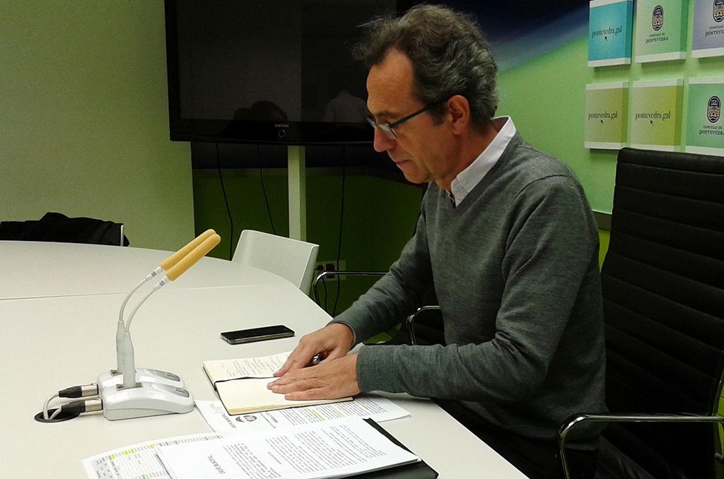 Luis Rei, voceiro de Marea Pontevedra