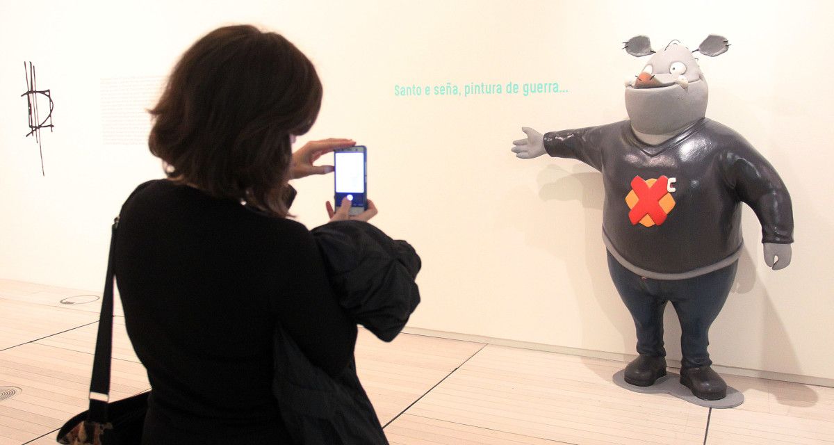 Inauguración de la exposición "Mar interior", de Miguelanxo Prado