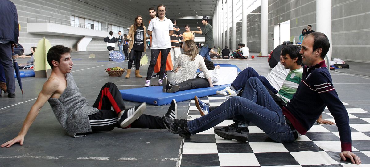 Máster-class de breakdance a personas con discapacidad