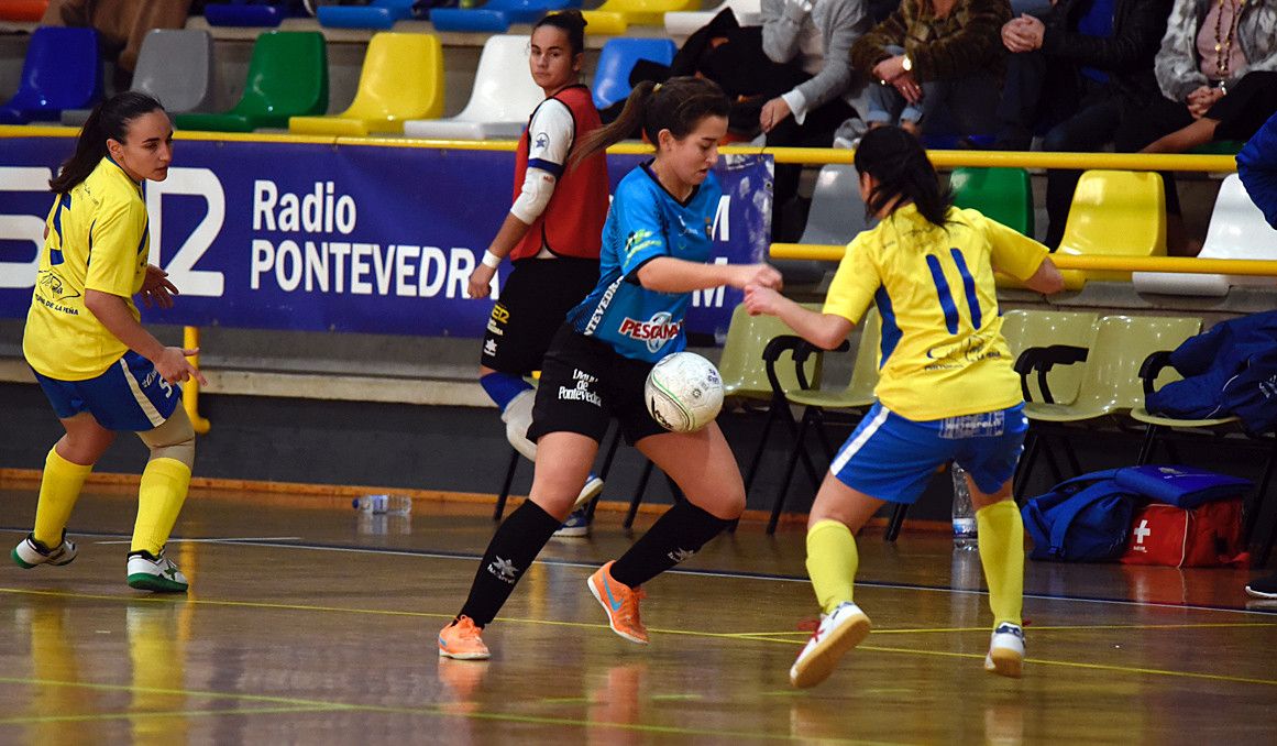 Partido entre Leis Pontevedra y Mora FS en Príncipe Felipe