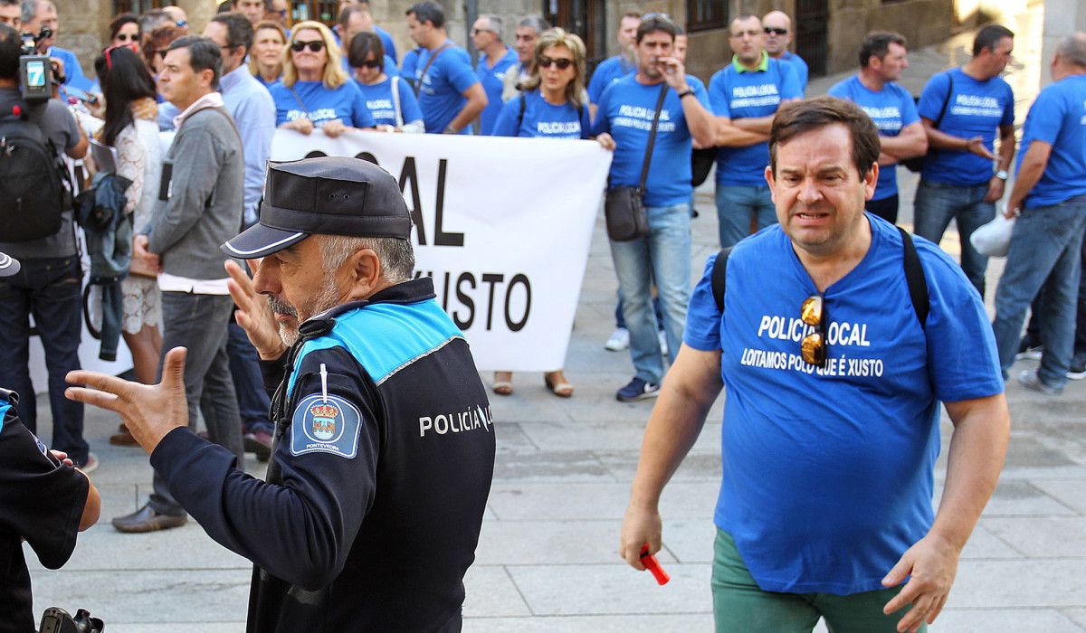 Antonio Millares, delegado de persoal da Policía Local por CC.OO.