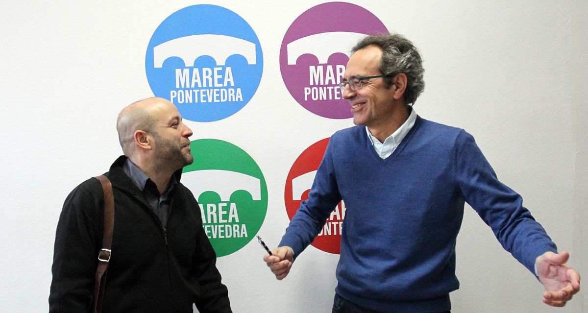 Luis Villares e Luis Rei, voceiros de En Marea e Marea Pontevedra