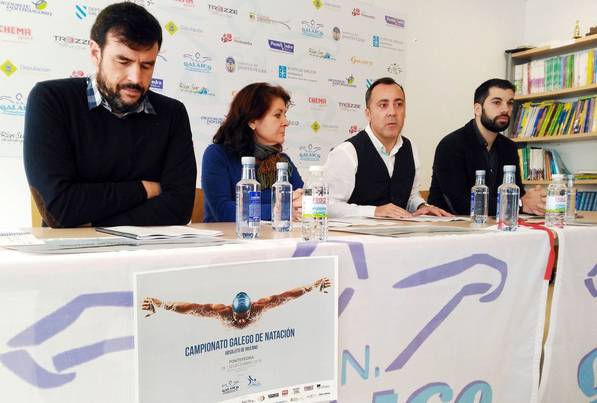 Presentación del Campeonato Gallego Absoluto de Natación de Invierno