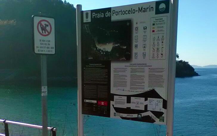 Señalización turística en Marín