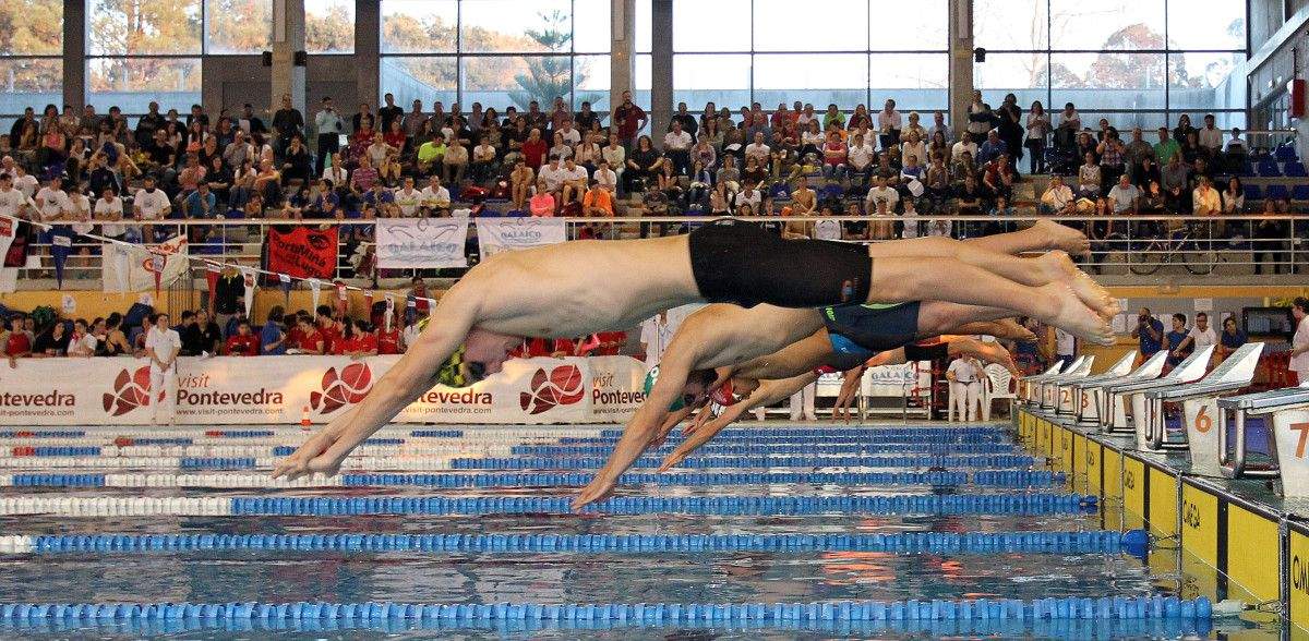 Primeira jornada del Campeonato Gallego de Natación en piscina corta