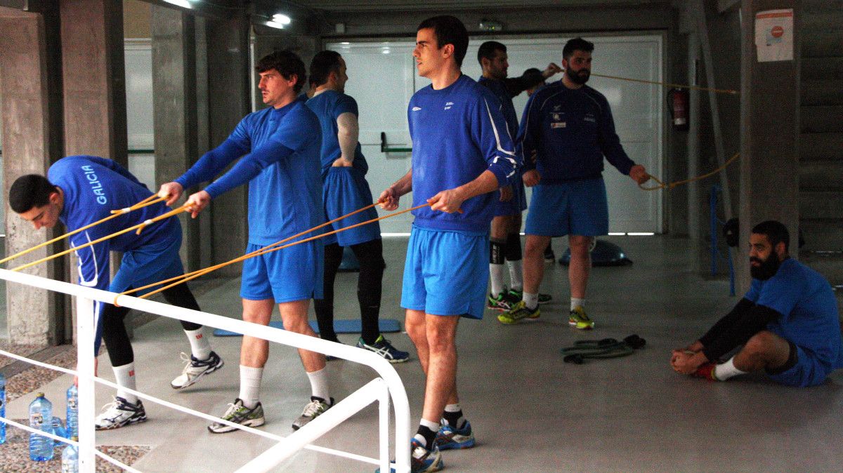 Entrenamiento del Teucro en el Municipal