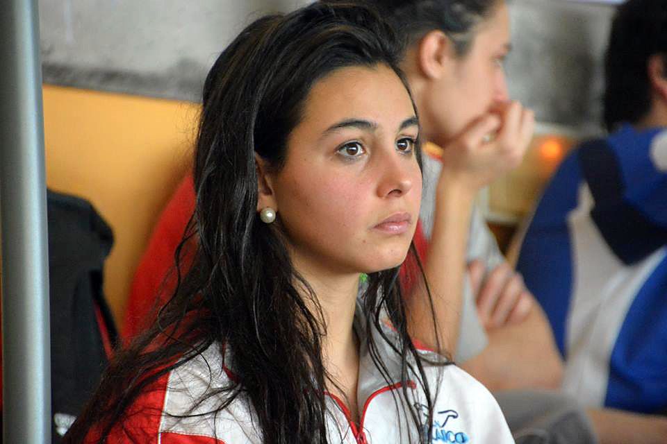Paula Goyanes, nunha competición co Galaico