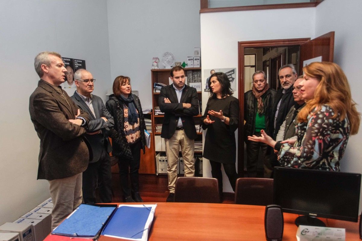 Visita de Alfonso Rueda al CIM de A Lama