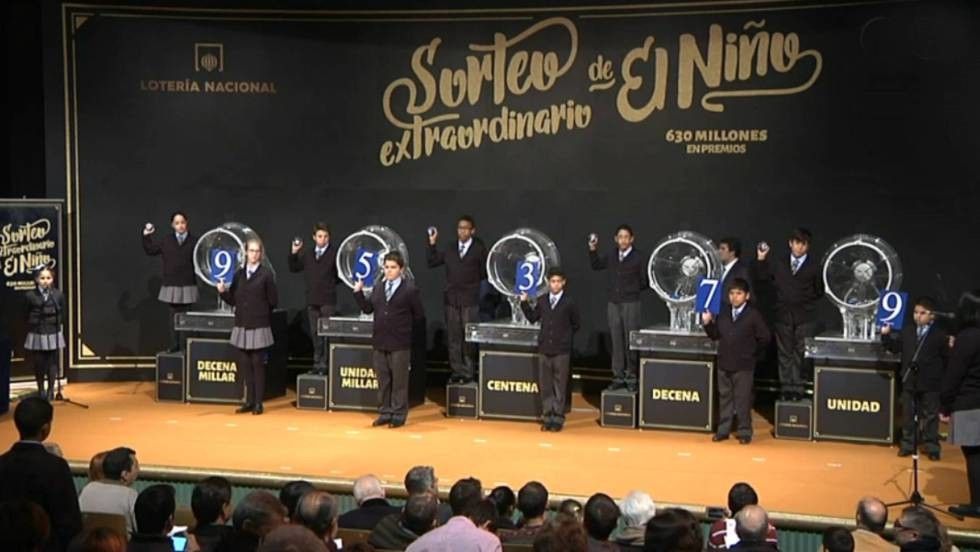 Segundo premio del sorteo de El Niño