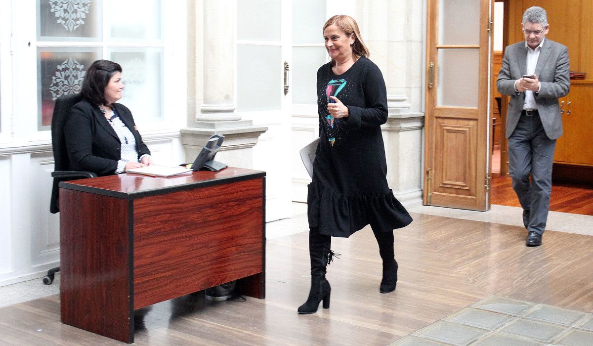 Carmela Silva, presidenta de la Deputación