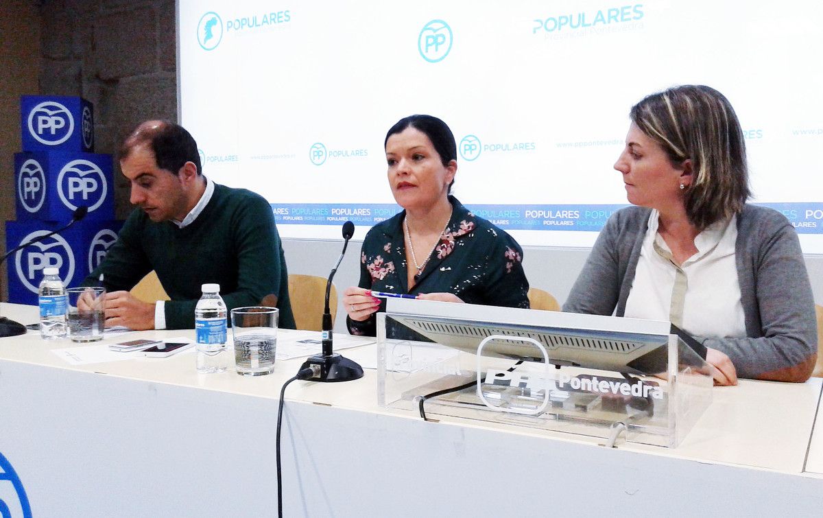 Ángel Moldes, Nidia Arévalo y Luisa Piñeiro