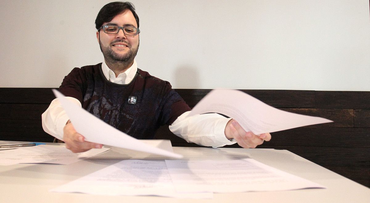Ernesto Vázquez-Rey, secretario xeral da Asociación de Amigas e Amigos do Museo de Pontevedra