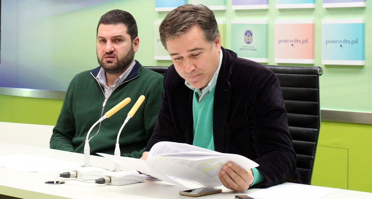 César Abal e Jacobo Moreira, concelleiros do Partido Popular