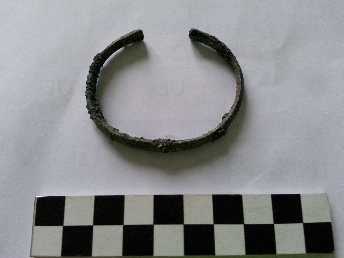 Pulsera localizada en el castro de A Lanzada