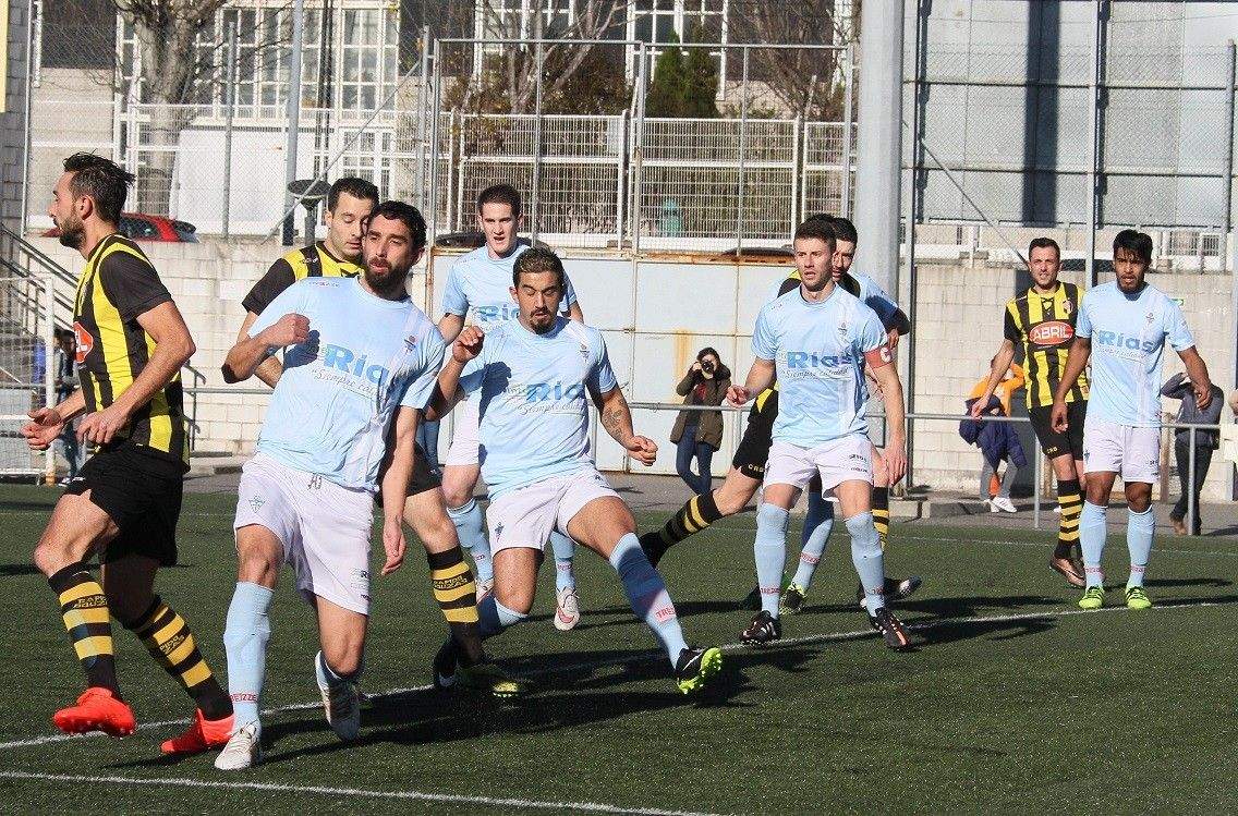 Partido entre Rápido de Bouzas e Villalonga no Baltasar Pujales