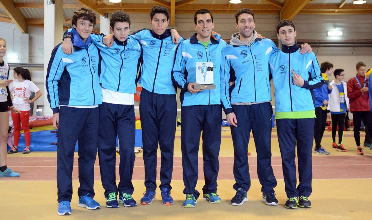 Atletas da Gimnástica no Campionato Galego de Probas Combinadas 