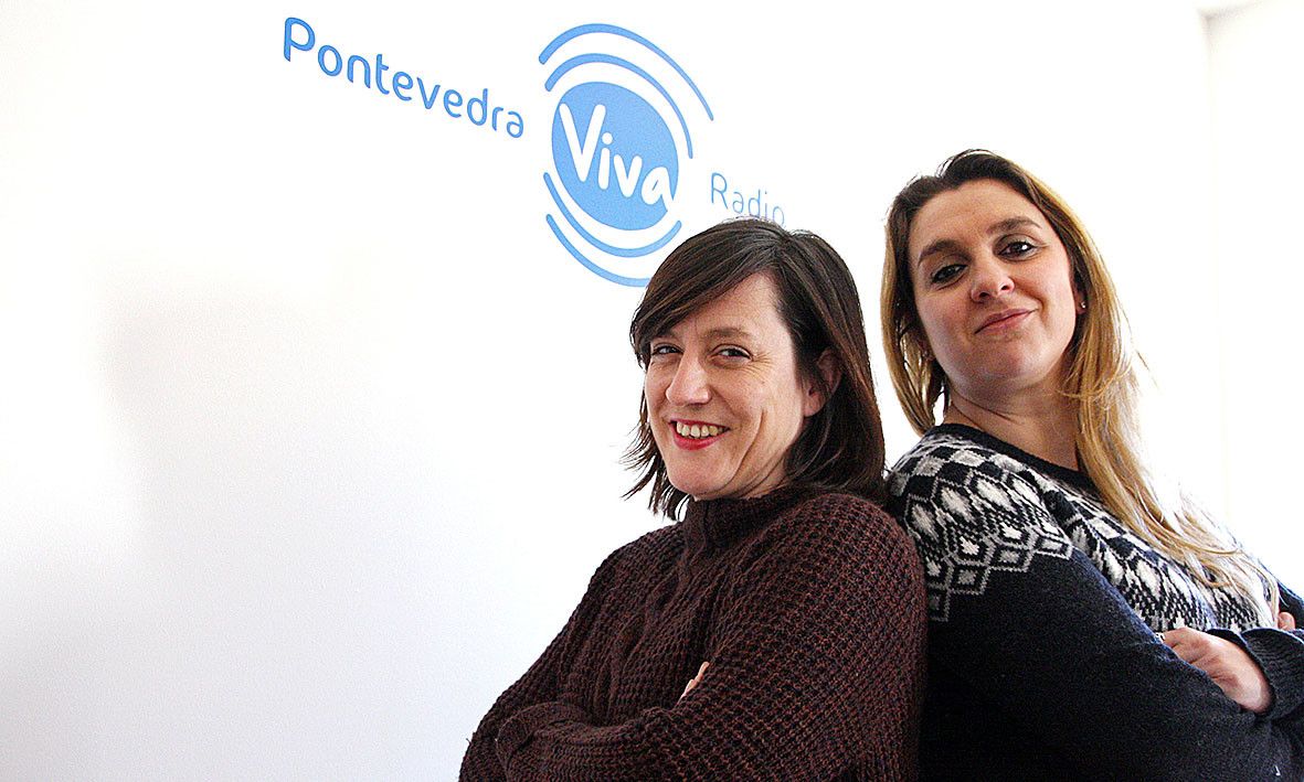 Paula mais Iria, de Elefantes de Cacharrería en PontevedraViva Radio