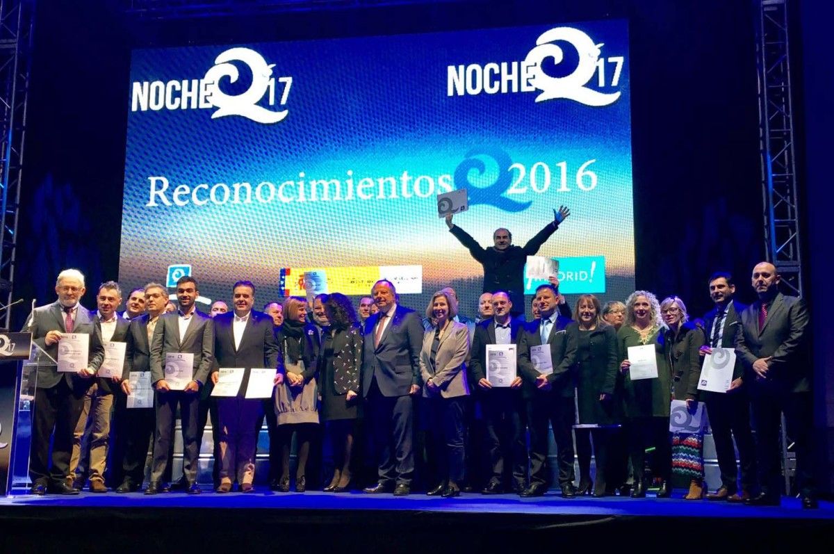 Entrega de distinciones 'Q de Calidad' durante la feria Fitur