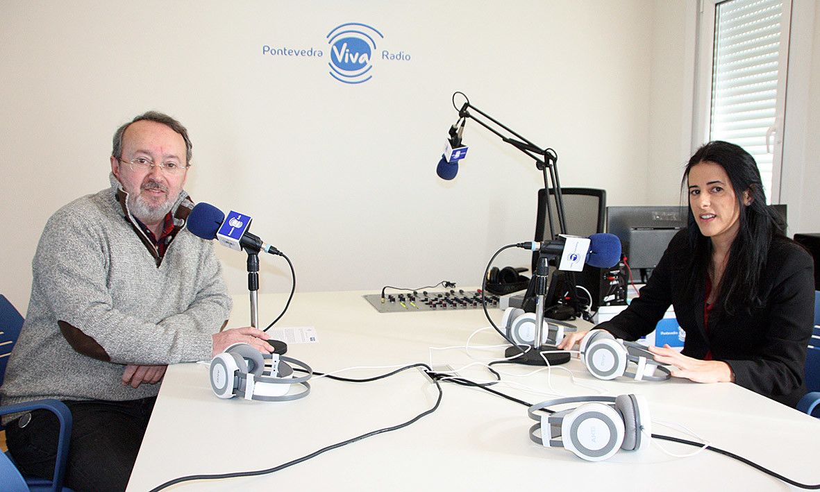 Lupe Murillo no programa 'La Trastienda' de PontevedraViva Radio