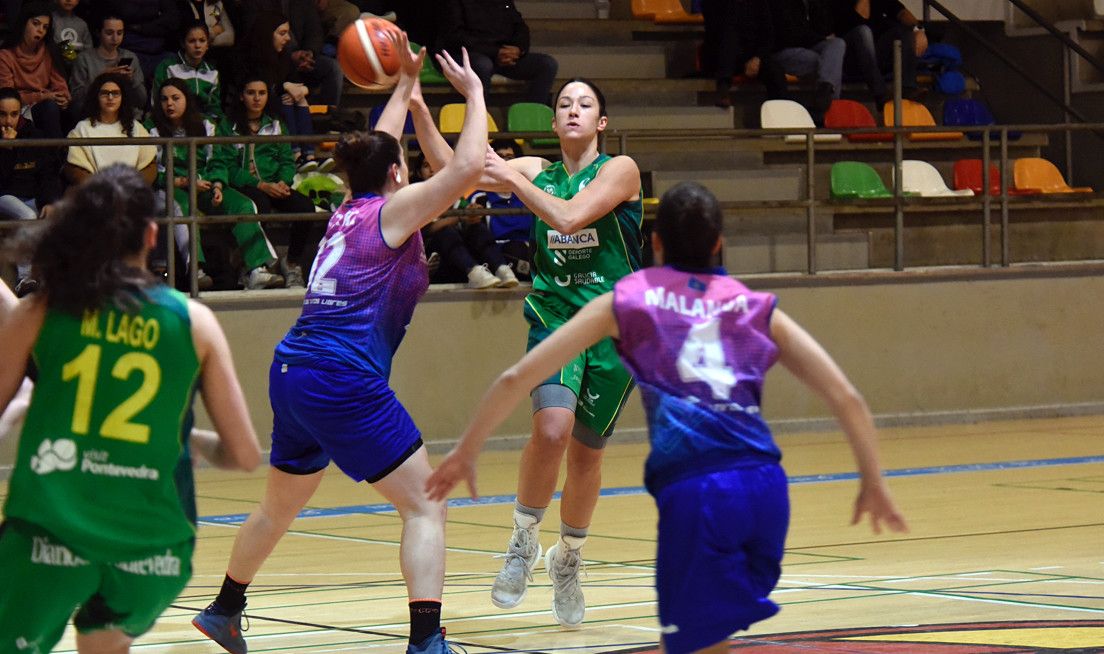 Arantxa Mallou no partido entre Arxil e ADBA Avilés