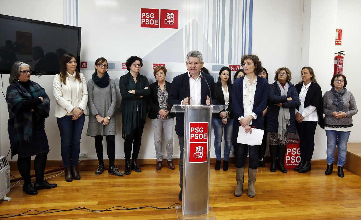 Comparecencia de cargos do Partido Socialista
