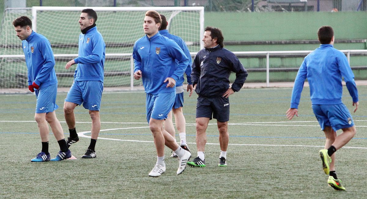 Entrenamiento del Pontevedra en Príncipe Felipe