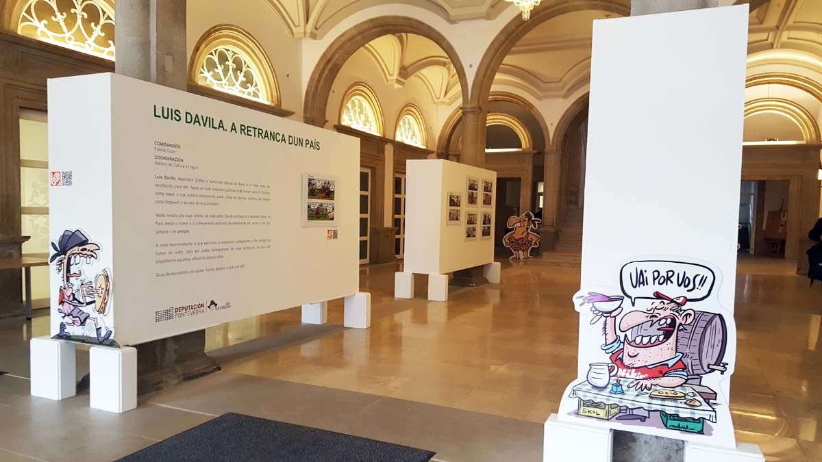 Exposición "Luis Davila. A retranca dun país" no Pazo Provincial