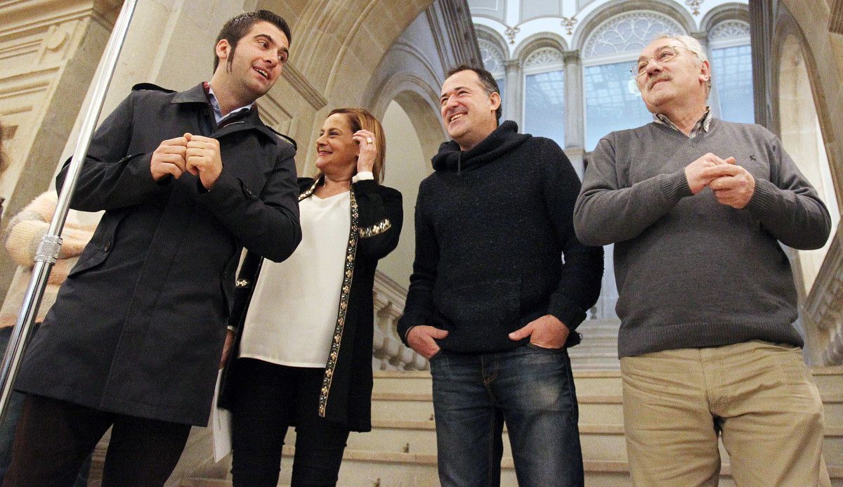 Luis Davila inaugura a súa mostra de humor gráfico na Deputación