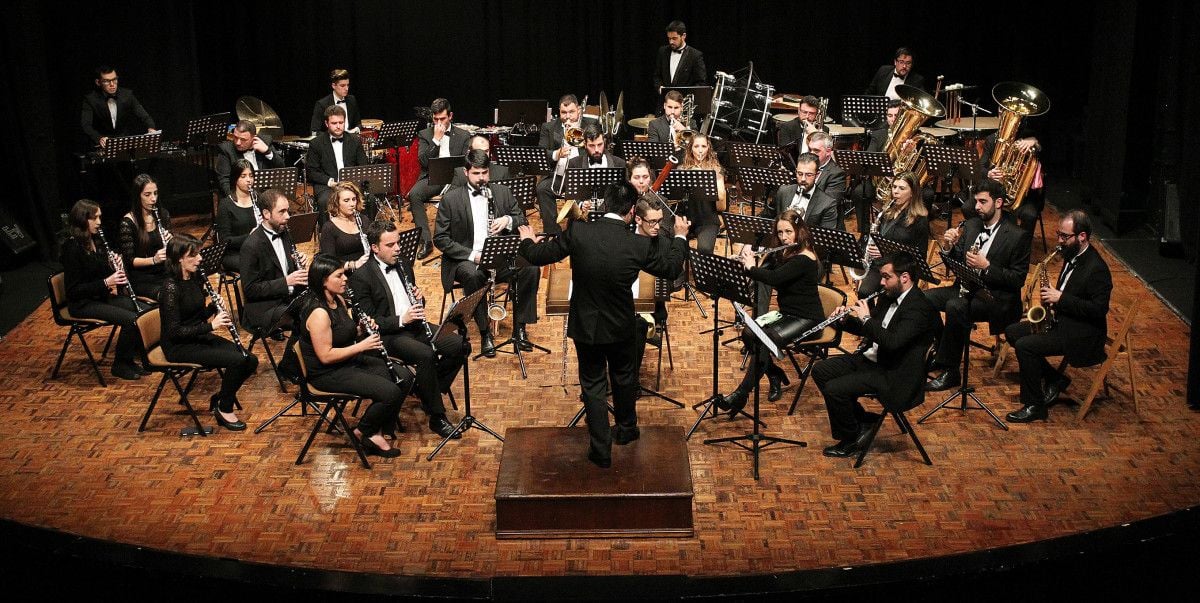 Concerto "Collaxe folkclórica" da Banda de Música de Pontevedra