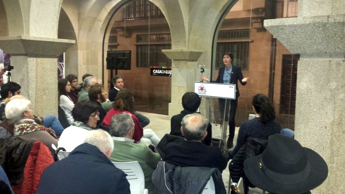 Acto de Ana Pontón en Pontevedra