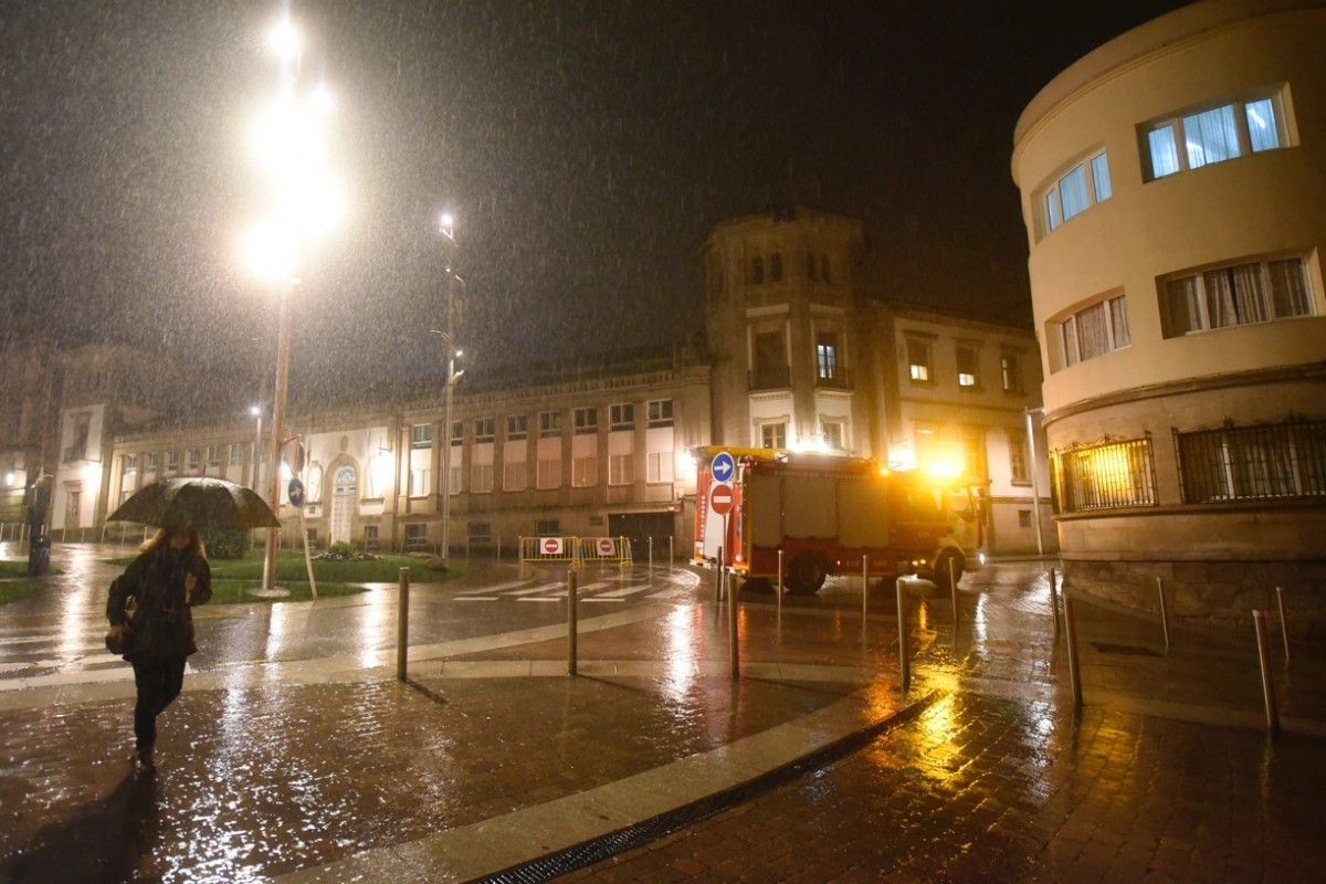 Segunda noite de incidencias causadas polo temporal