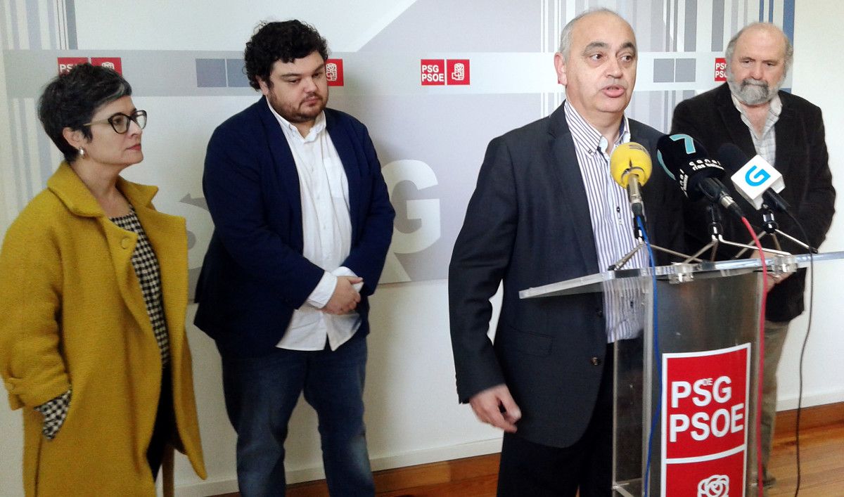 Patricia Vilán, Julio Torrado, Tino Fernández y Víctor Pedreira