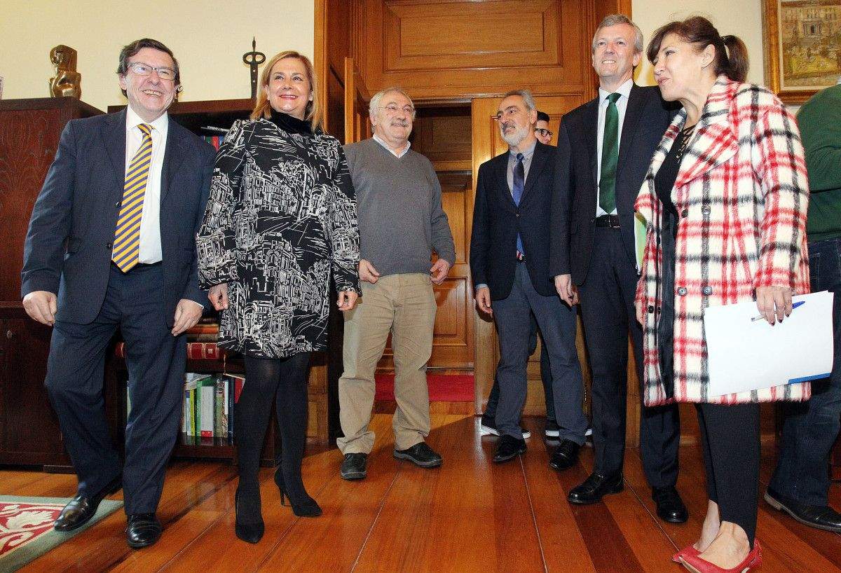Reunión entre a Xunta e a Deputación para falar do Pazo de Lourizán