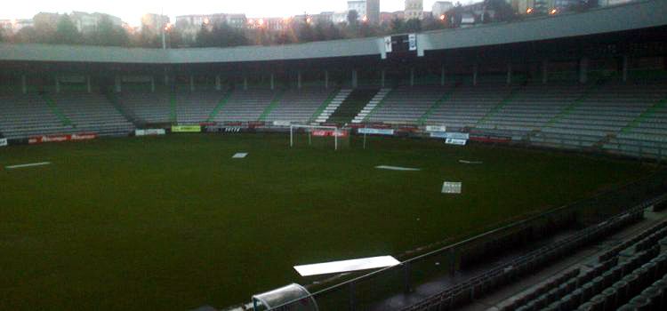 Estadio da Malata afectado polo último temporal