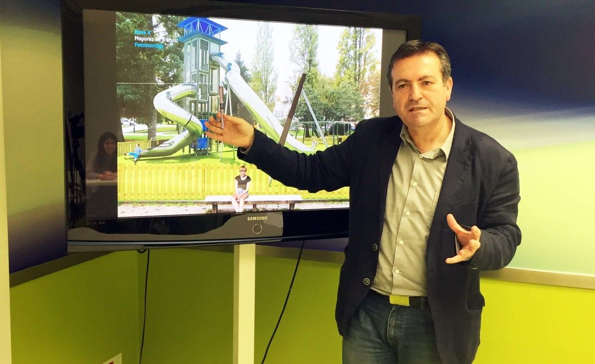Presentación del proyecto del parque infantil de Campolongo