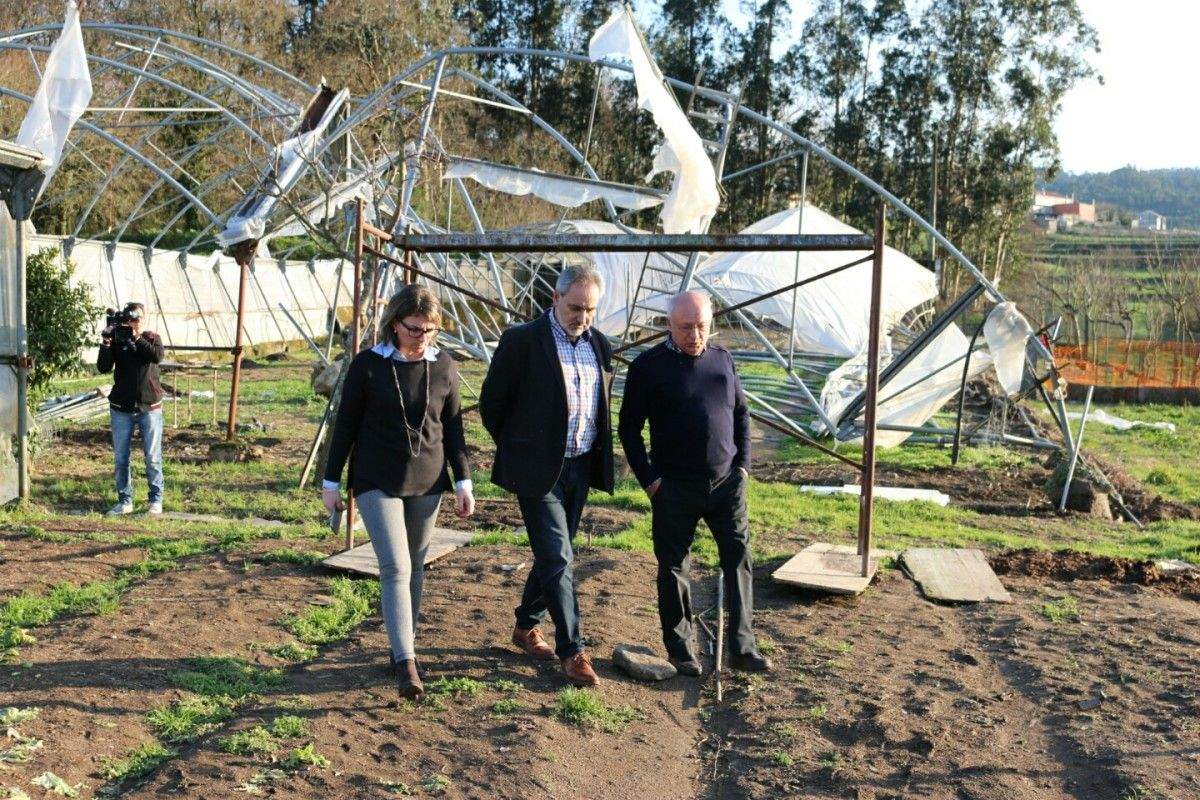 Cores Tourís comproba os danos dos temporais en Moraña