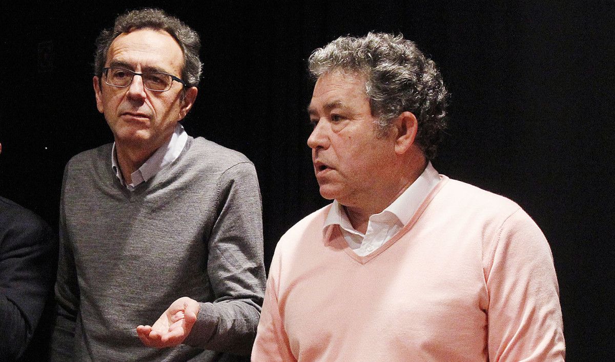Miguel Anxo Fernández Lores y Luis Rei