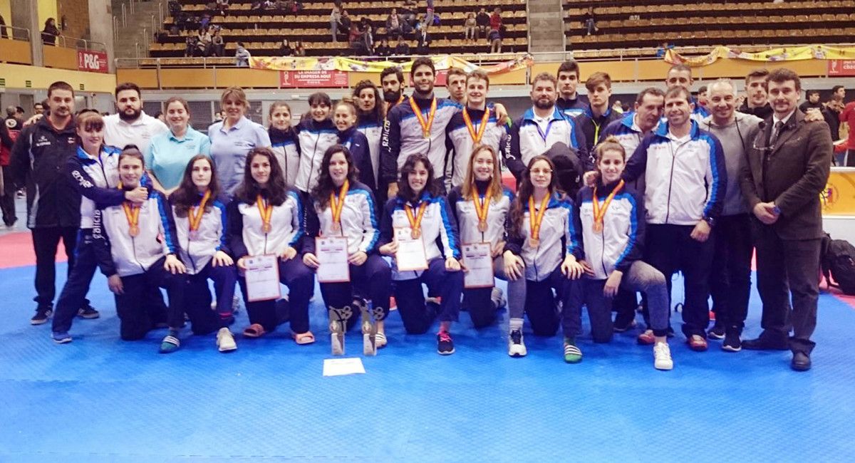 Deportistas galegos no Campionato de España Absoluto de taekwondo