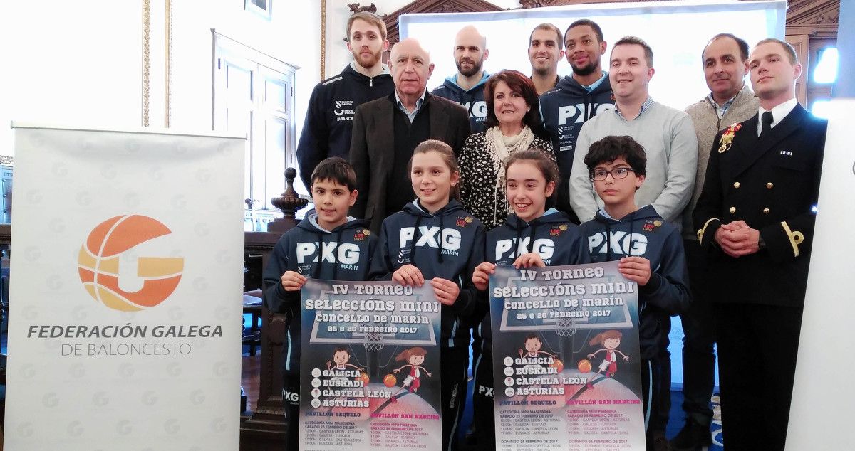 Presentación do Torneo de Seleccións Mini en Marín