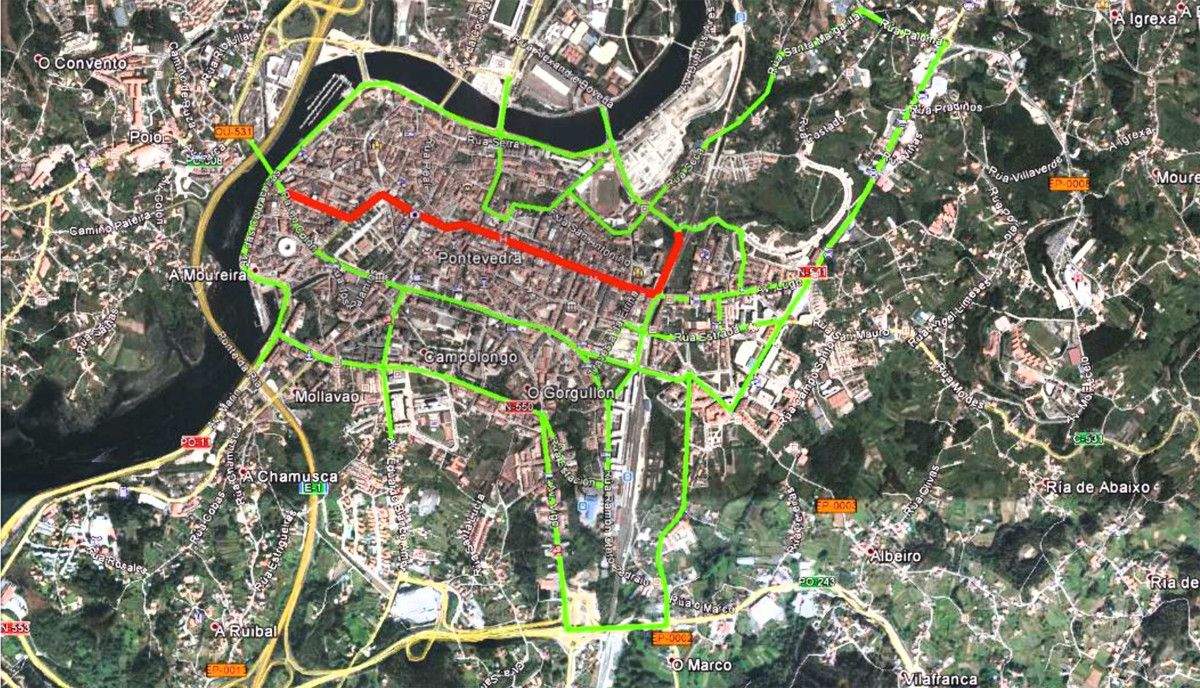 Operativo de tráfico con motivo do desfile de Entroido Operativo de tráfico con motivo do desfile de Entroido