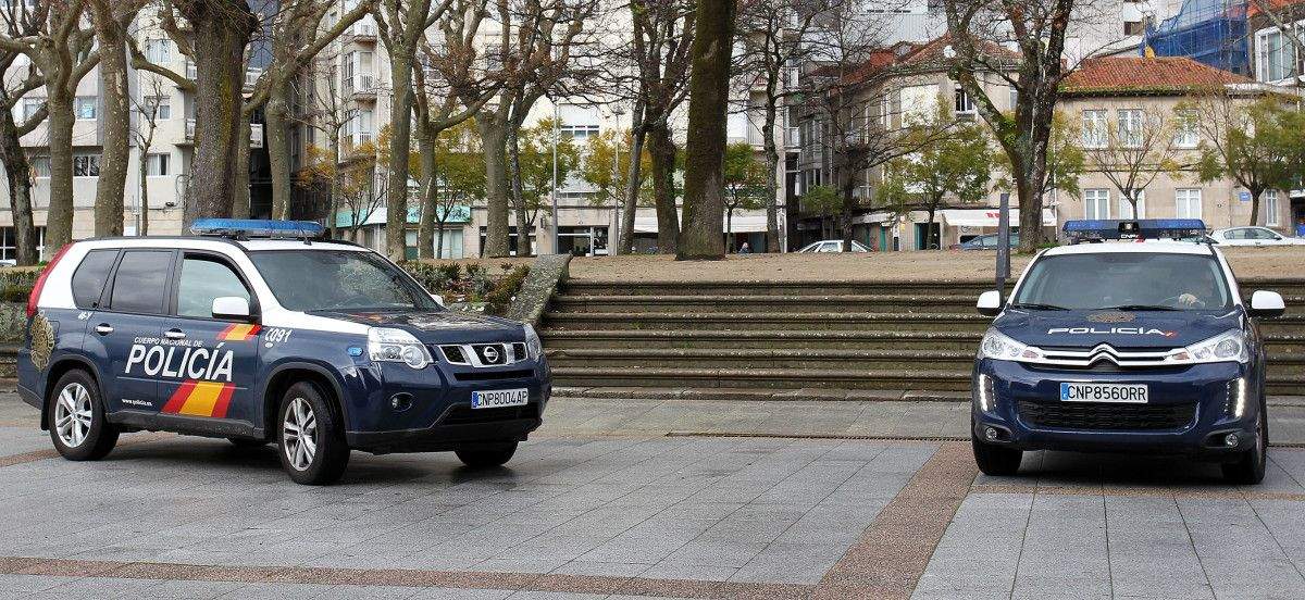 Patrullas da Policía Nacional de Pontevedra