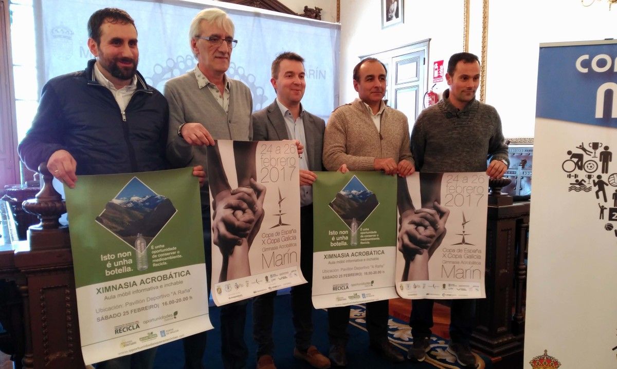 Presentación de la Copa de España de Gimnasia Acrobática en Marín